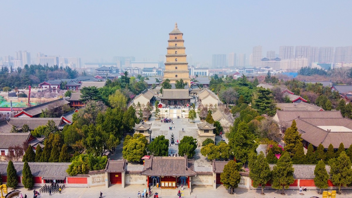 大雁塔與大慈恩寺 大雁塔與大慈恩寺